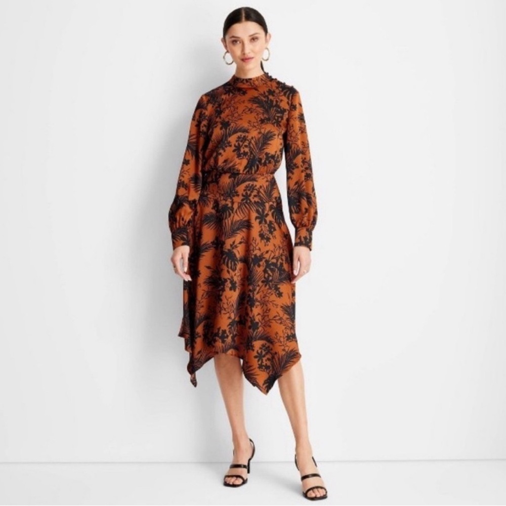 Future Collective NWT Monstera Print Dress